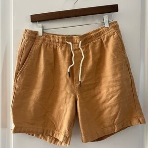 Free Planet Orange Drawstring Shorts